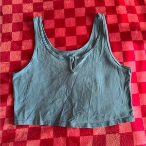 Blue Women's Crop Top